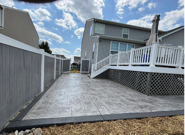 8.1 Stamped Colored Patio